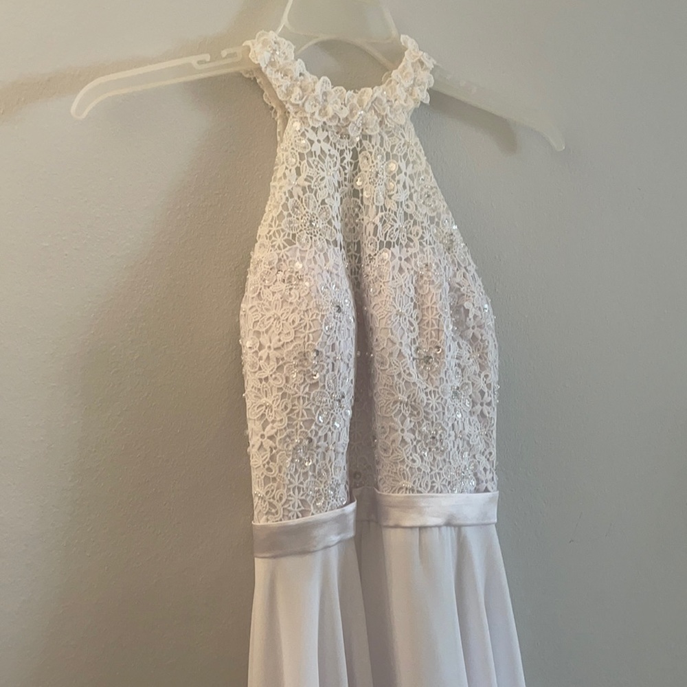 White wedding dress
